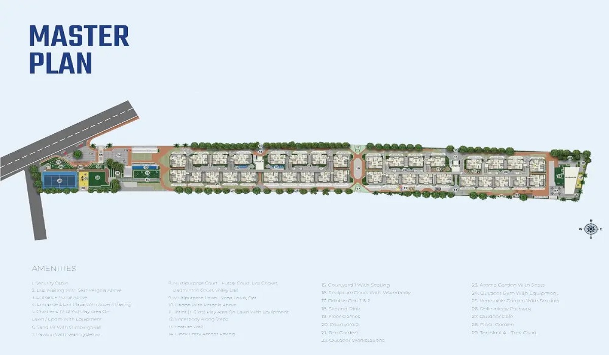 Master Plan Abhee Serenity Springs in Bommasandra, Bangalore