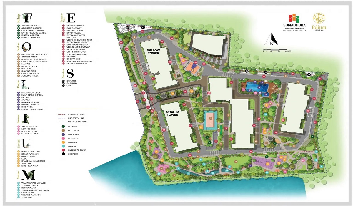Master Plan Adarsh Lumina Apartments in Sarjapur Road, Bangalore