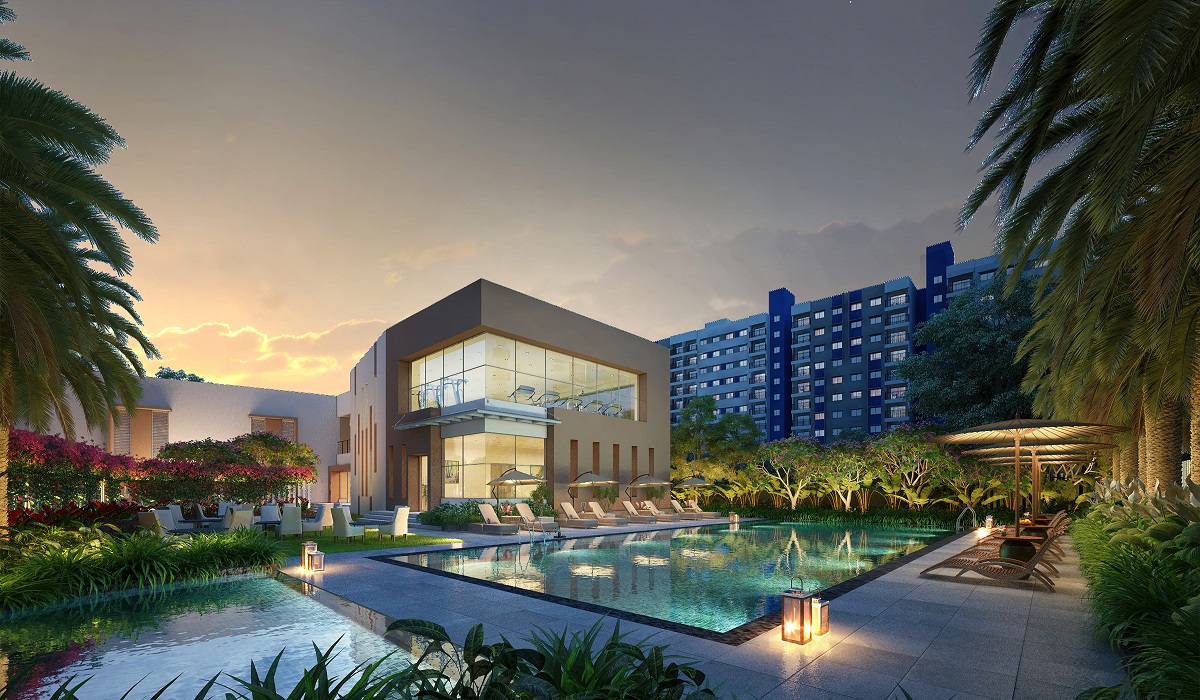 Adarsh Tropica, located off Sarjapur Road in Bangalore