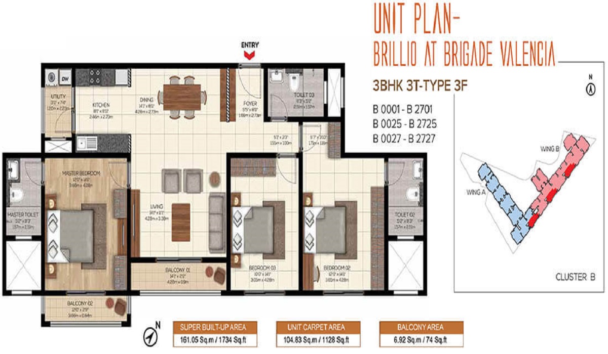 Brillio at Brigade Valencia Phase 2 in Hosur Road, Bangalore