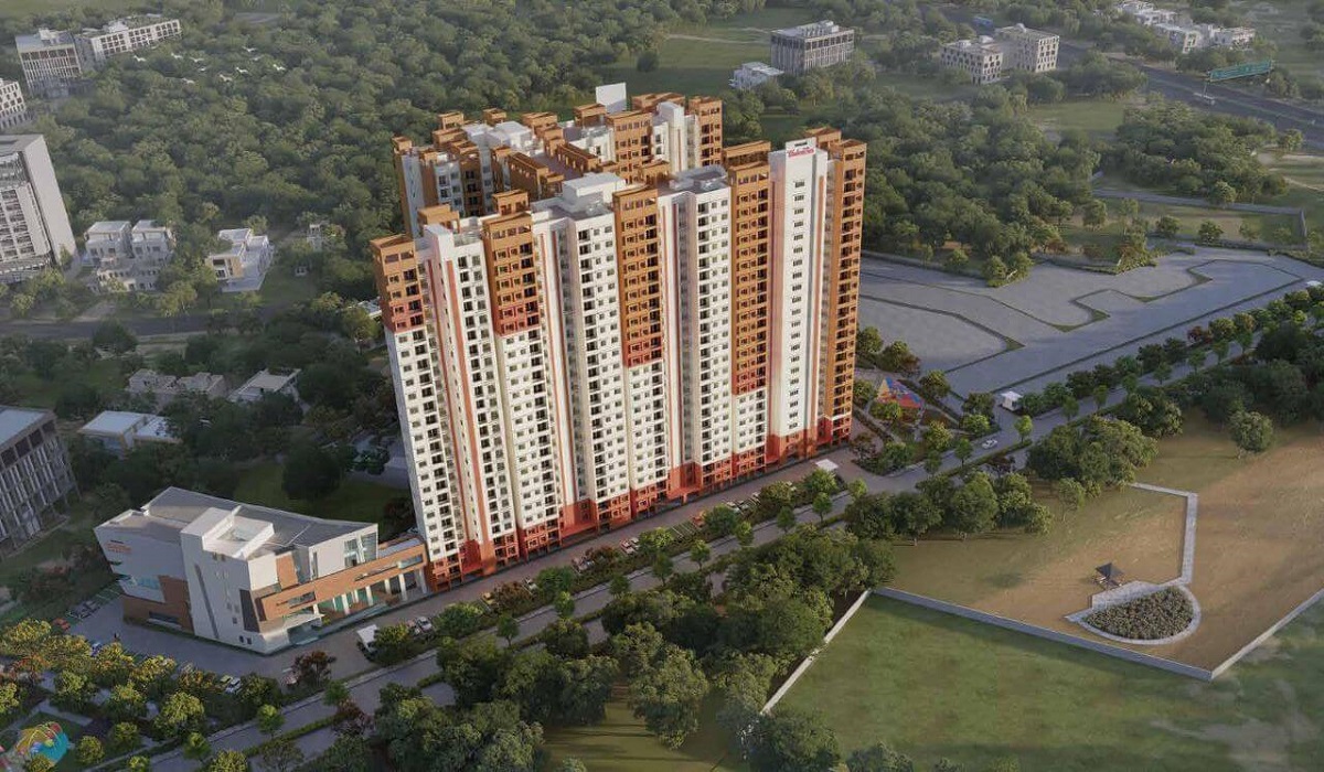 Spacious Apartment Interiors at Brillio at Brigade Valencia Phase 2 in Hosur Road, Bangalore