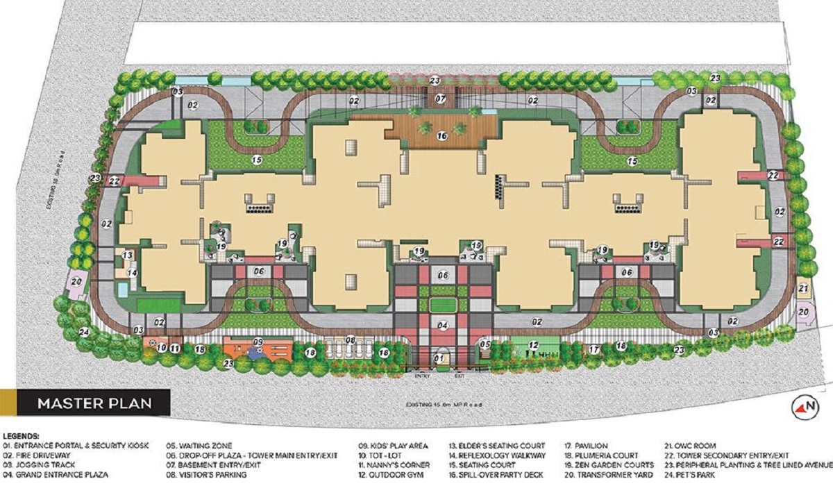 Master Plan Ebony at Brigade Orchards in Devanahalli, Bangalore