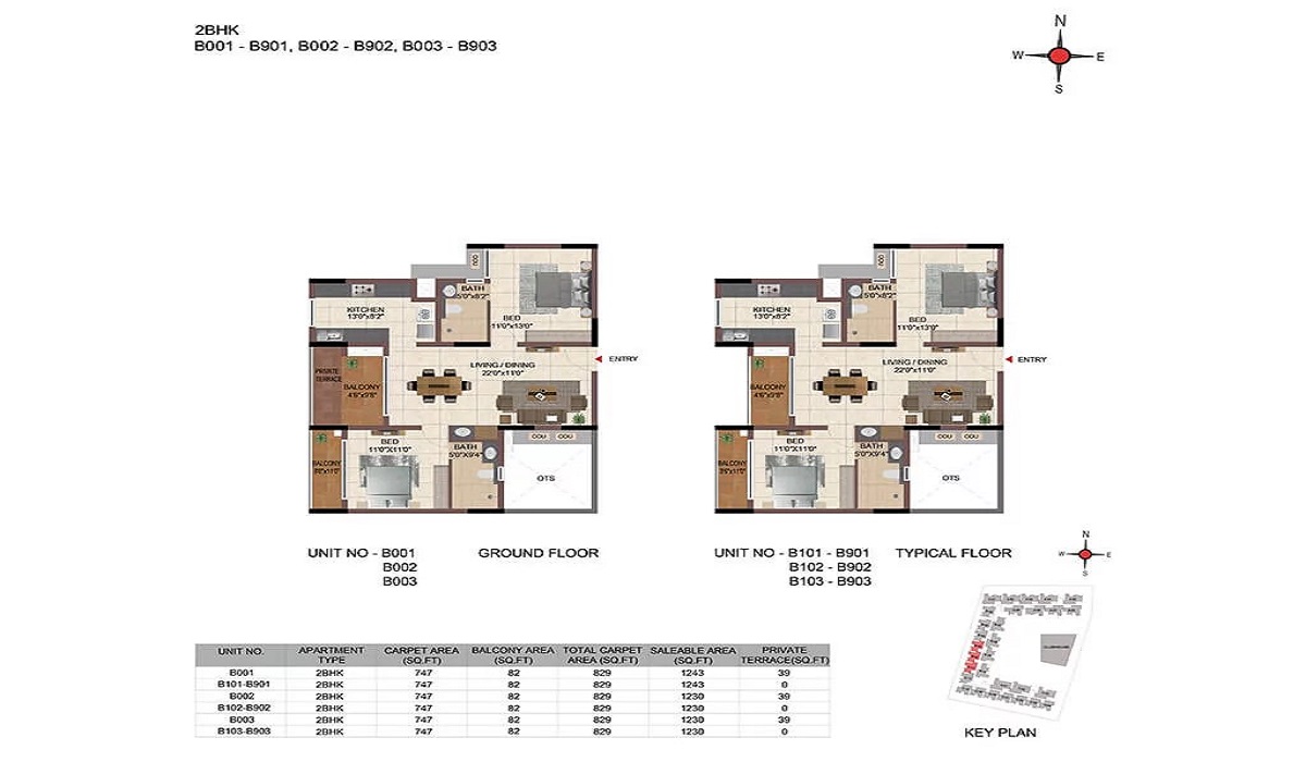 Floor Plan Casagrand Zaiden in Talaghattapura, Bangalore