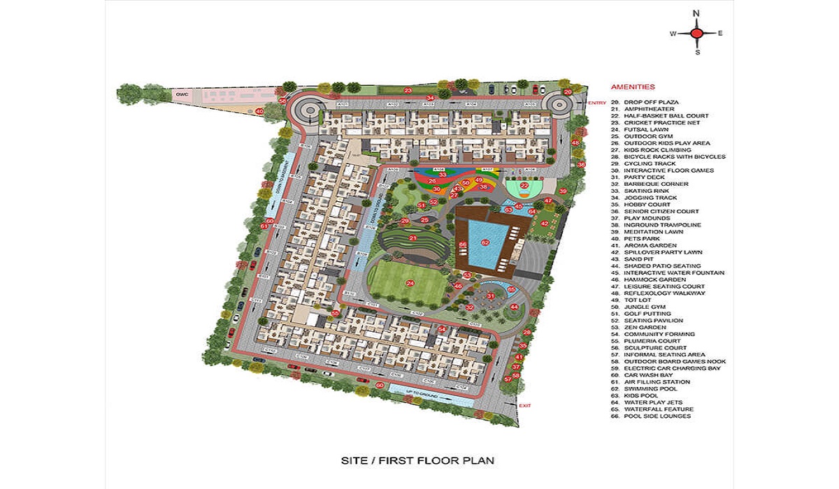 Master Plan Casagrand Zaiden in Talaghattapura, Bangalore