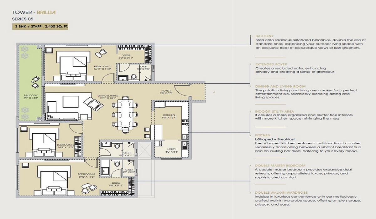 Floor Plan Century Regalia, Indiranagar, Bangalore