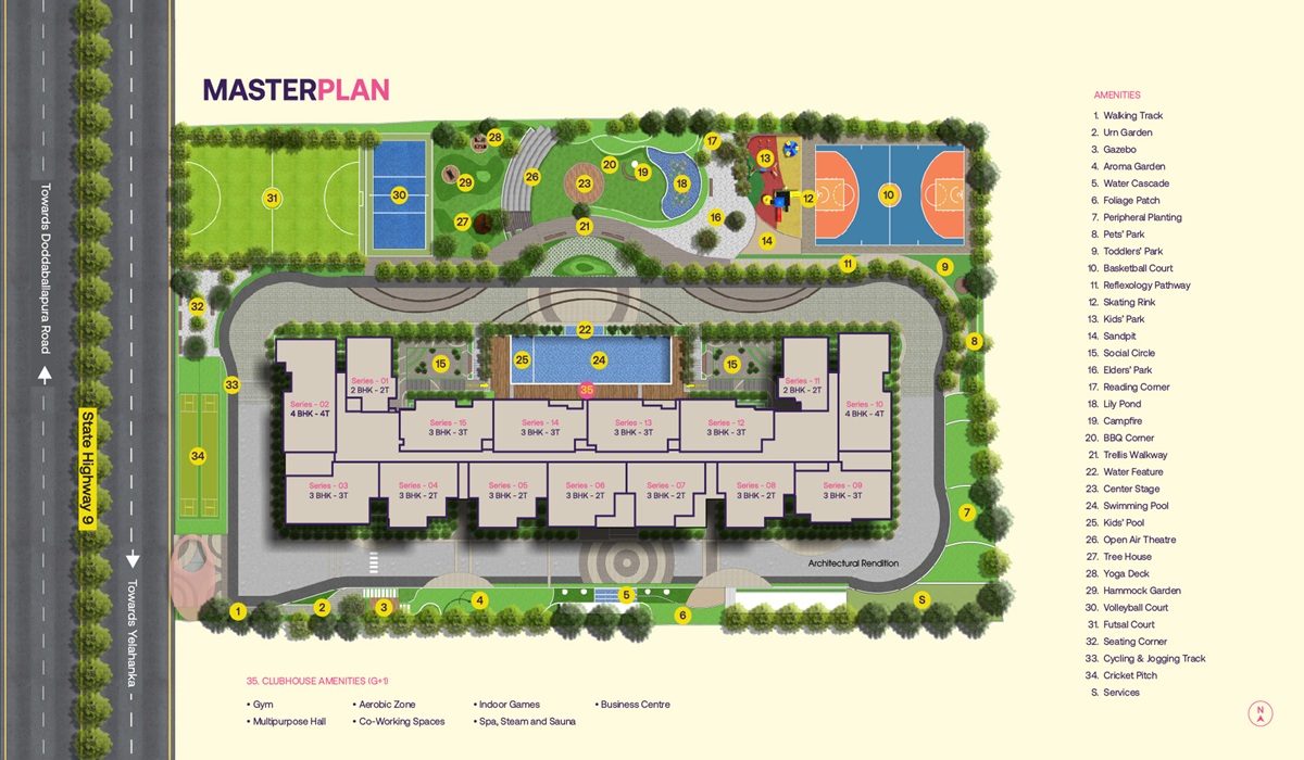 Master Plan Century Liva Yelahanka, Bangalore