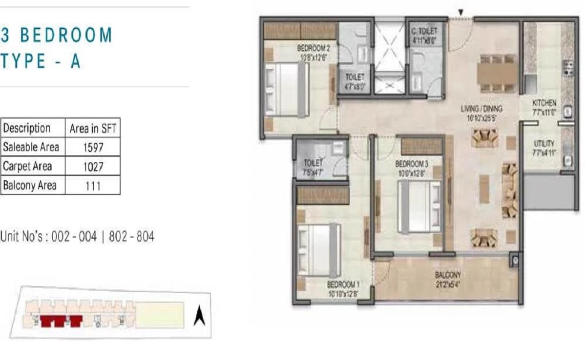3BHK Century Horizon in Jakkur, Bangalore