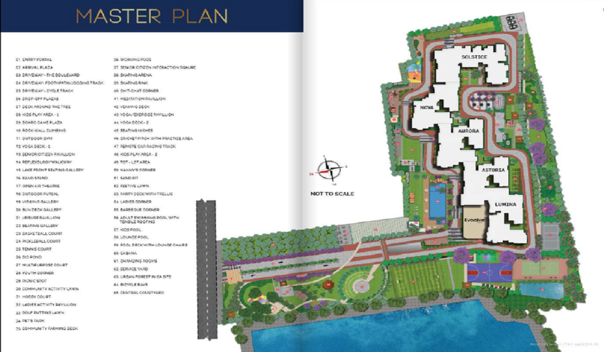 Master Plan Concorde Antares in Vidyaranyapura, North Bangalore