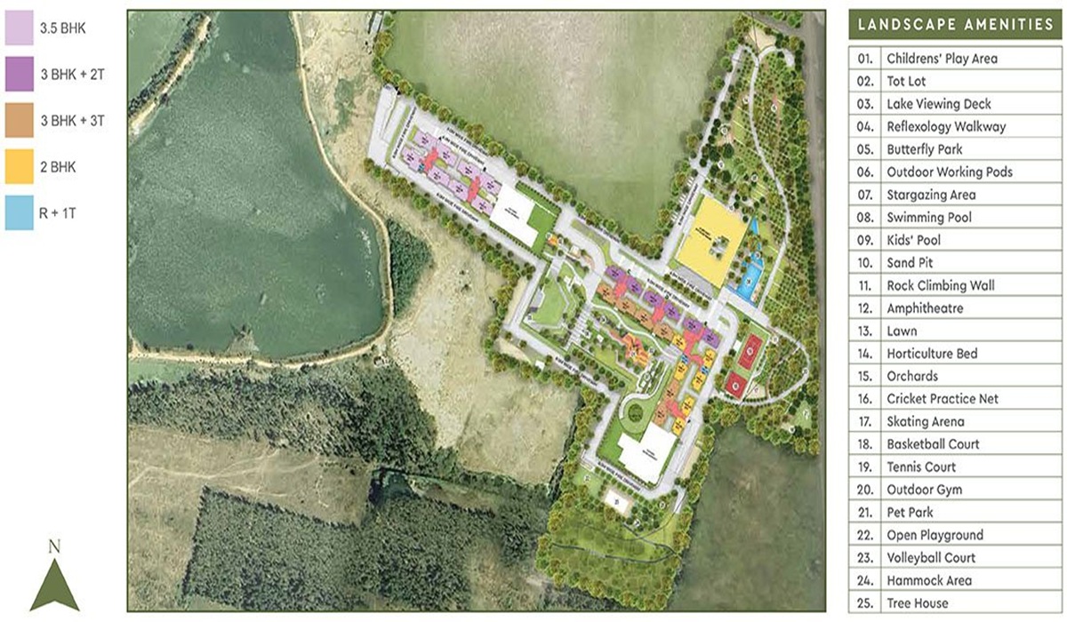 Master Plan Godrej Lakeside Orchard in Sarjapur Road, Bangalore