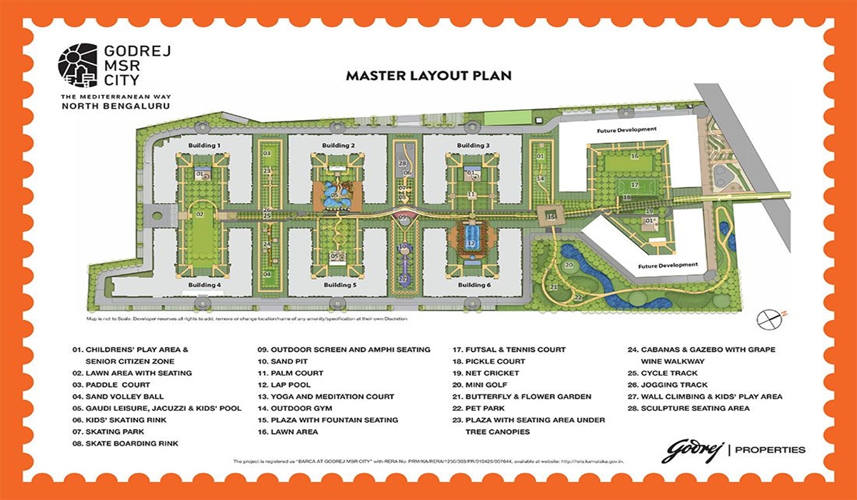 Master Plan Godrej New Launch Shettigere Apartments in Bangalore