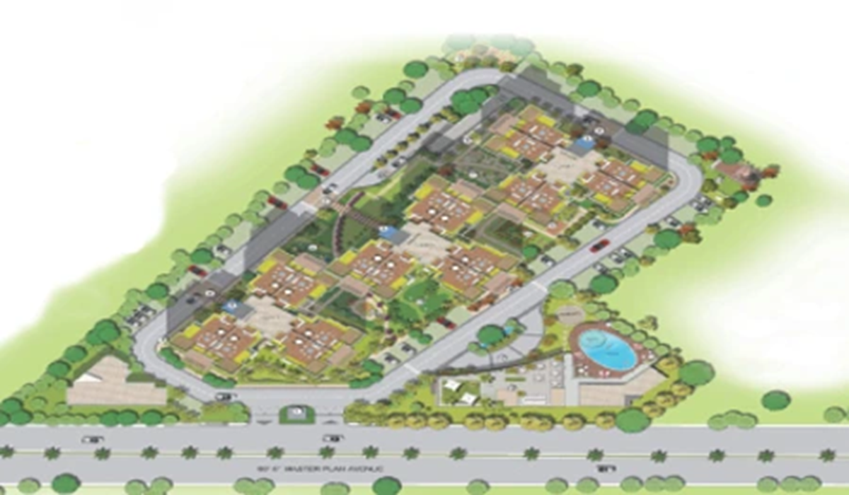 Lodha Hosa Road at Manyata Tech Park in Thanisandra, Bangalore Maaster Plan
