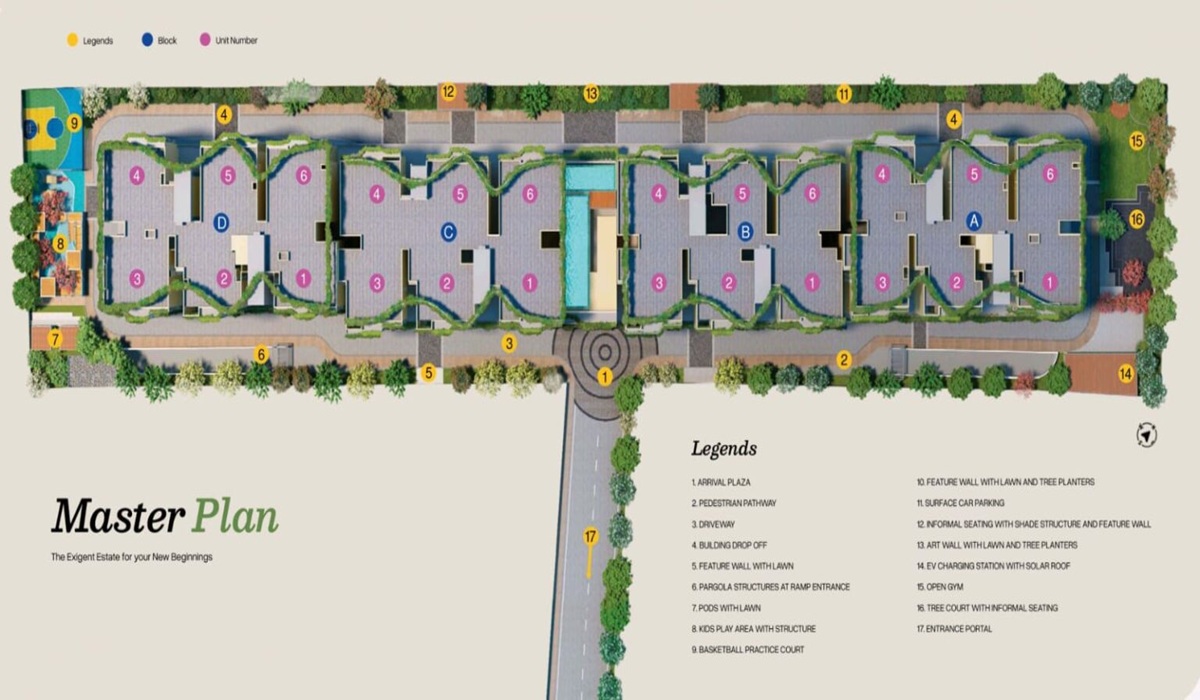 Master Plan Mana Cresta Apartments in Sarjapur Road, Bangalore