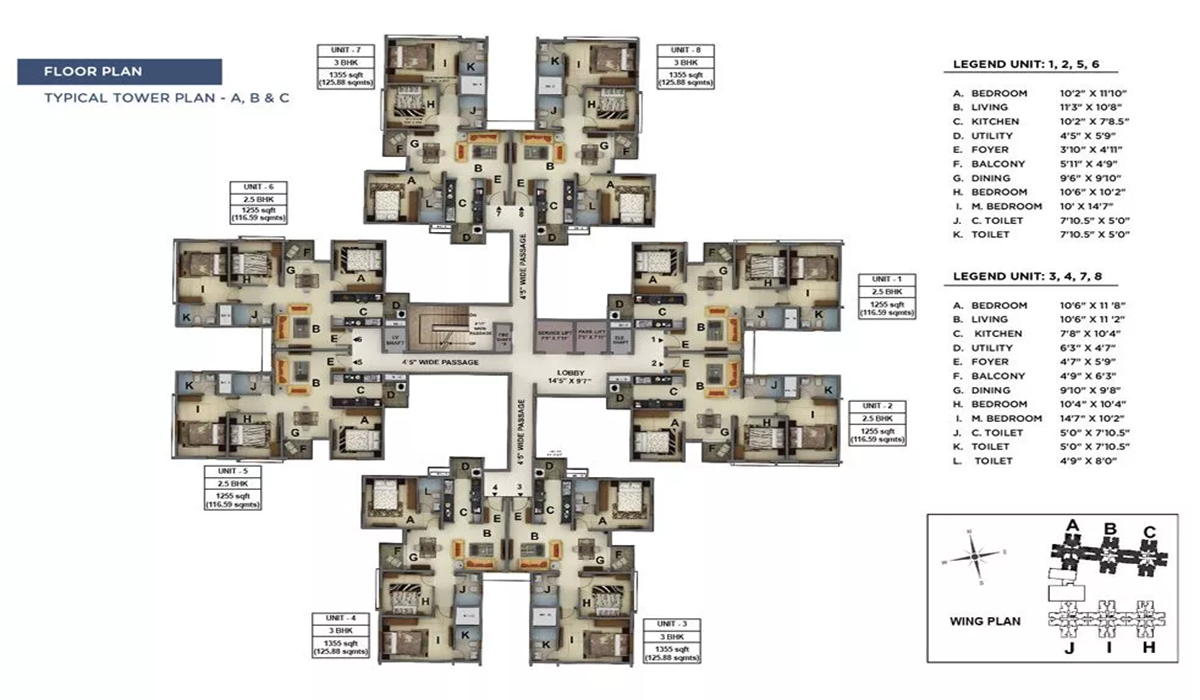 Mantri Energia in Hebbal, Bangalore Key Plan