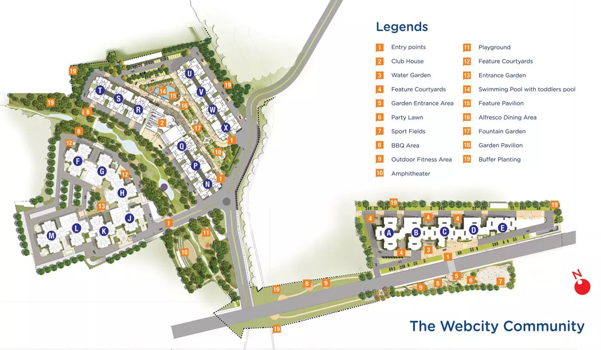 Master Plan Mantri Webcity in Hennur Road, Bangalore