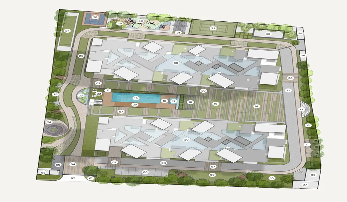 Green Storeys in Sompura Gate, Sarjapur Road, Bangalore Master Plan