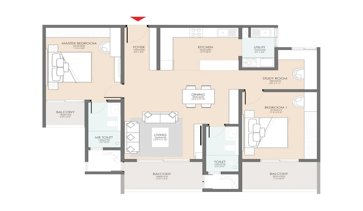 Master Plan Serene Heights in Sompura Gate, Sarjapur Road, Bangalore