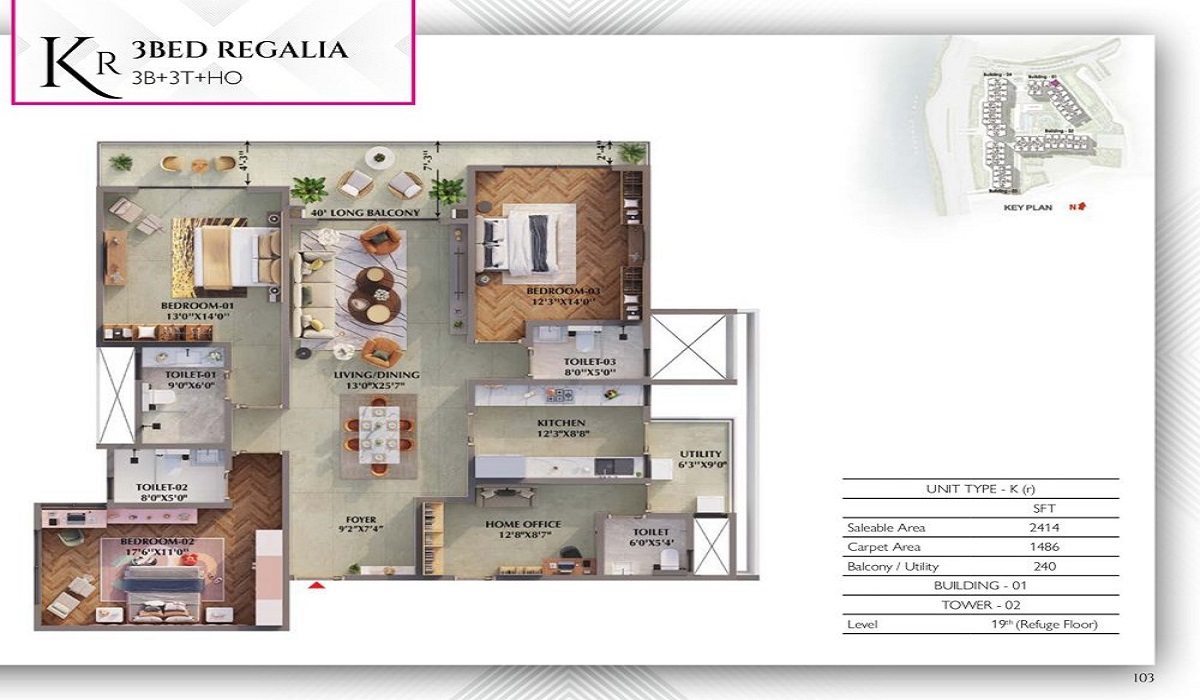 3BHk Premium Apartments Prestige Raintree Park