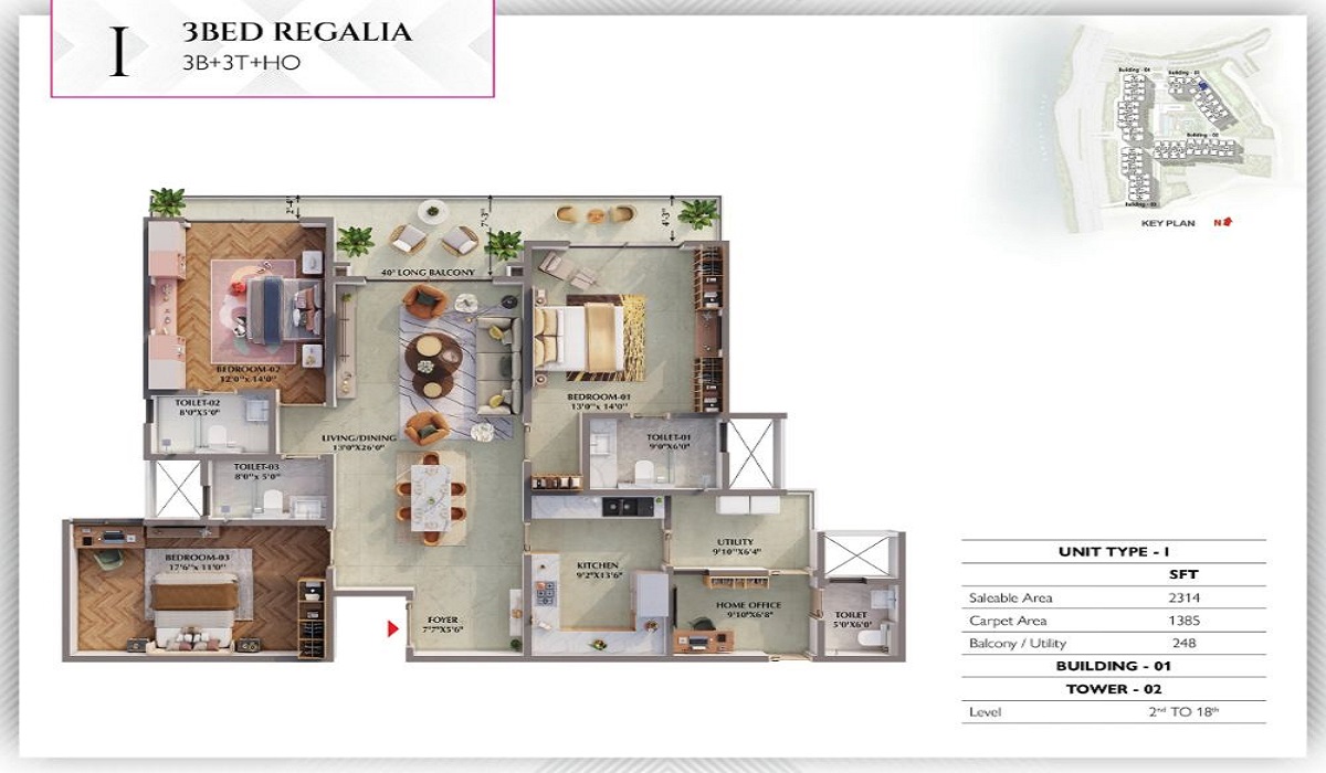 Prestige Raintree Park in Varthur Road, Whitefield, Bangalore