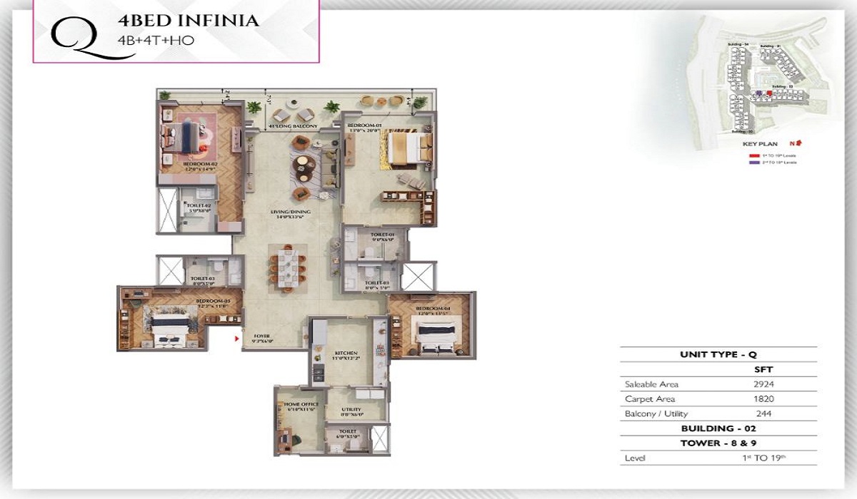 Prestige Raintree Park in Varthur Road, Whitefield, Bangalore