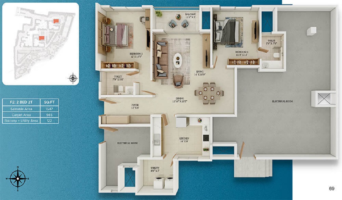 Prestige Somerville in Varthur Road, Whitefield, Bangalore