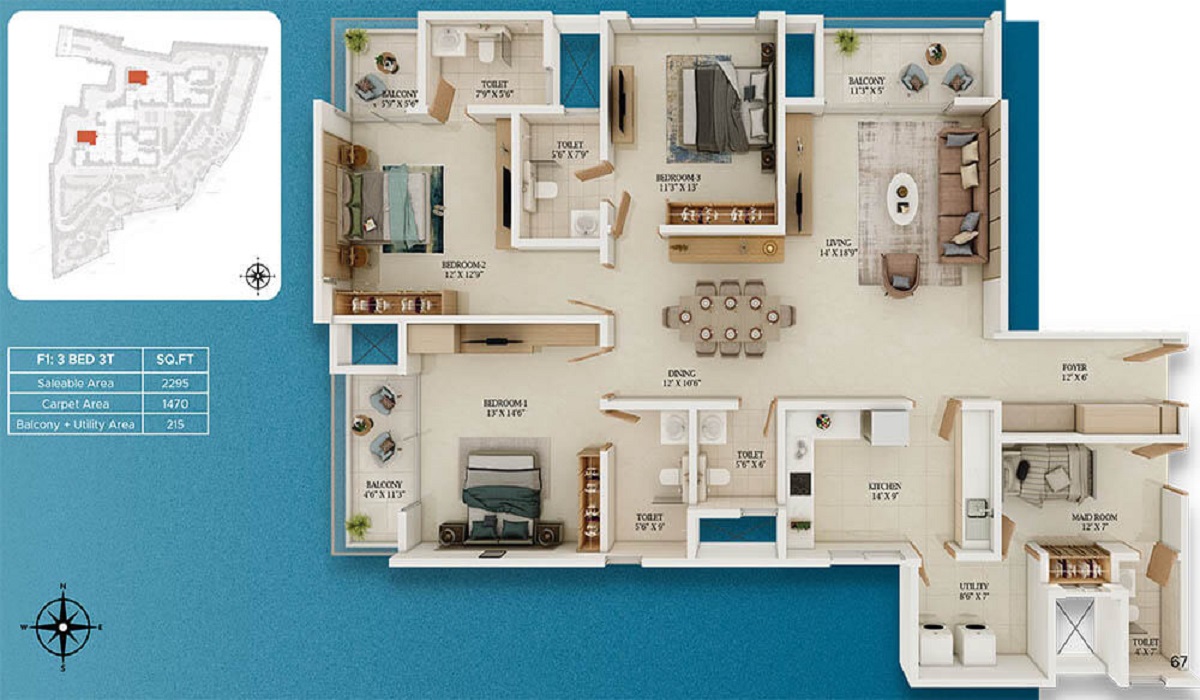 Prestige Somerville in Varthur Road, Whitefield, Bangalore