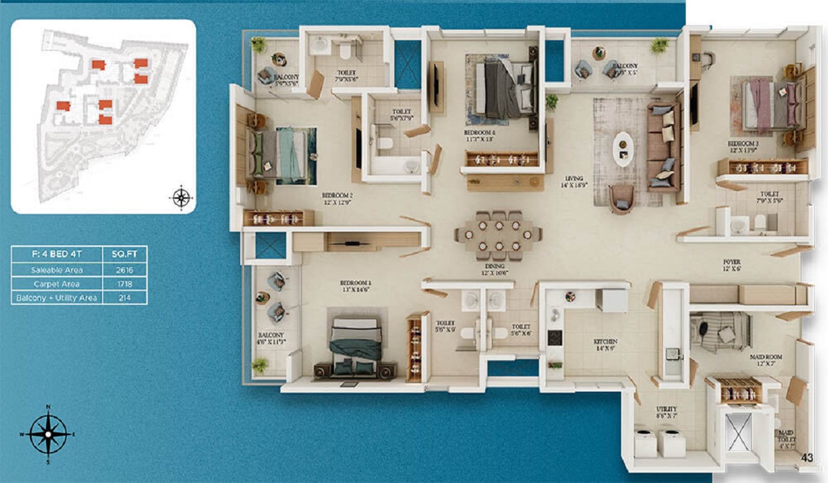 Prestige Somerville in Varthur Road, Whitefield, Bangalore