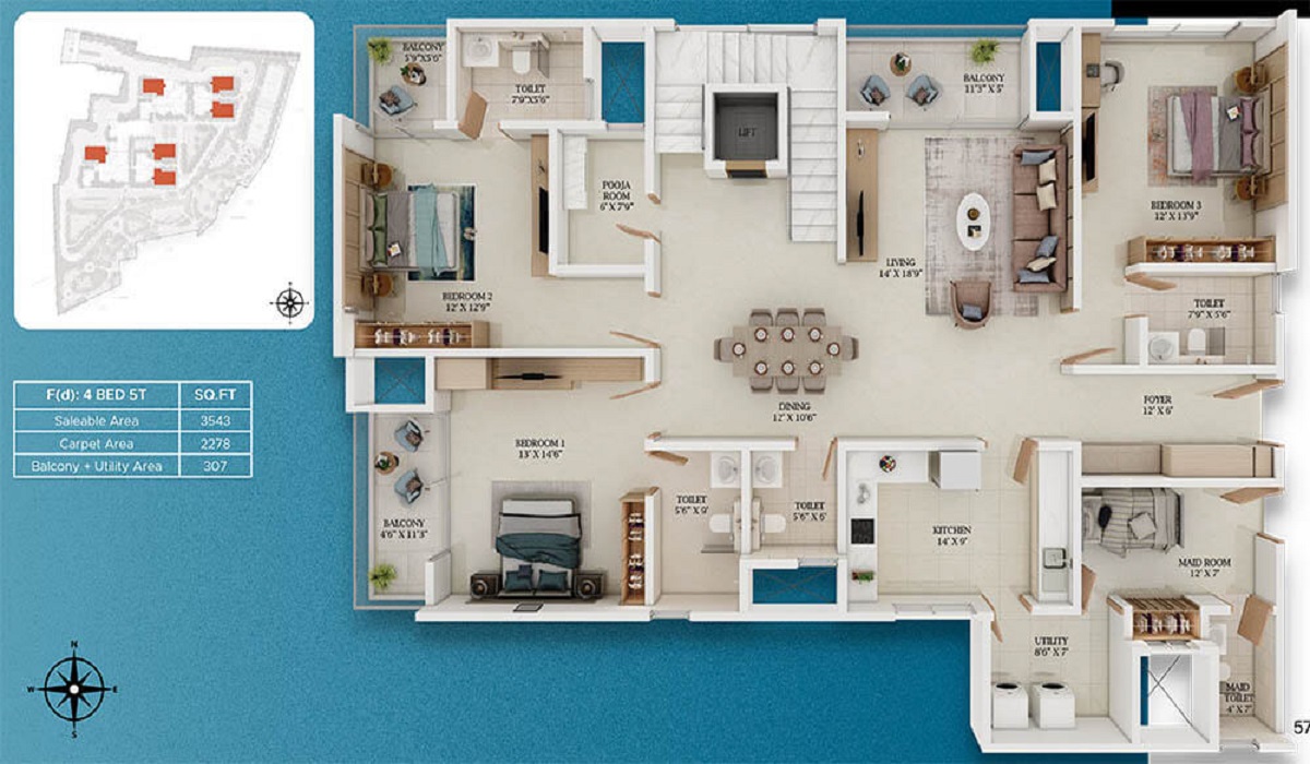 Prestige Somerville in Varthur Road, Whitefield, Bangalore