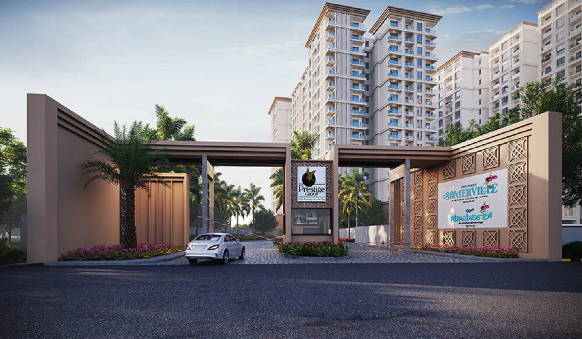 Children's Play Area and Landscaped Gardens at Prestige Somerville in Varthur Road, Whitefield, Bangalore