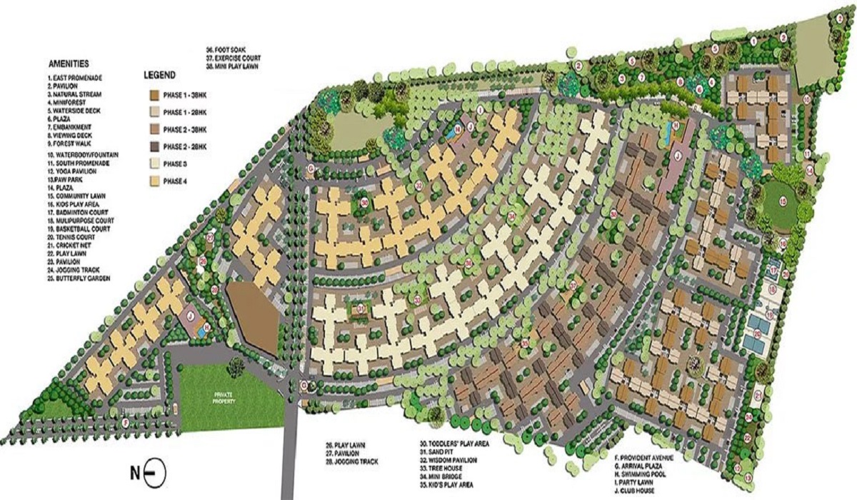 Provident Sunworth City in Mysore Road, Bangalore MasterPlan