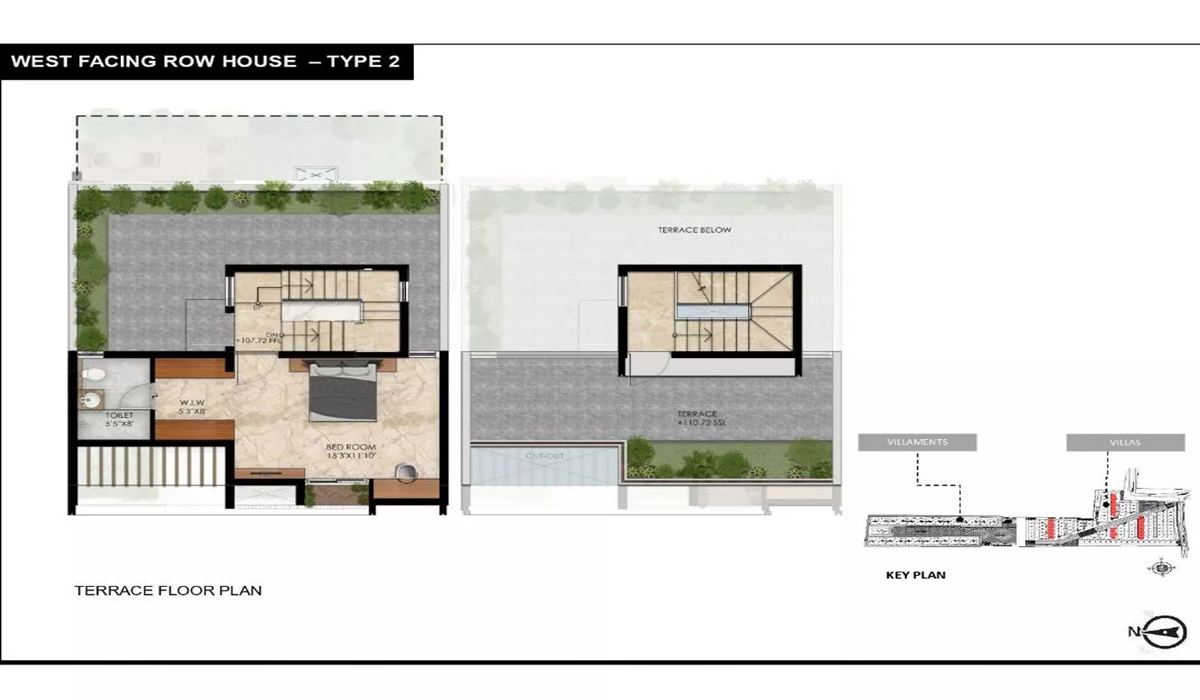 3BHK Floor Plan Radiance Gardenia on Hennur Road, Bangalore