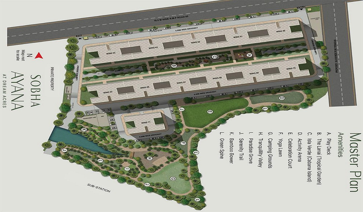 Sobha Ayana at Dream Acres in Panathur, Bangalore Master Plan