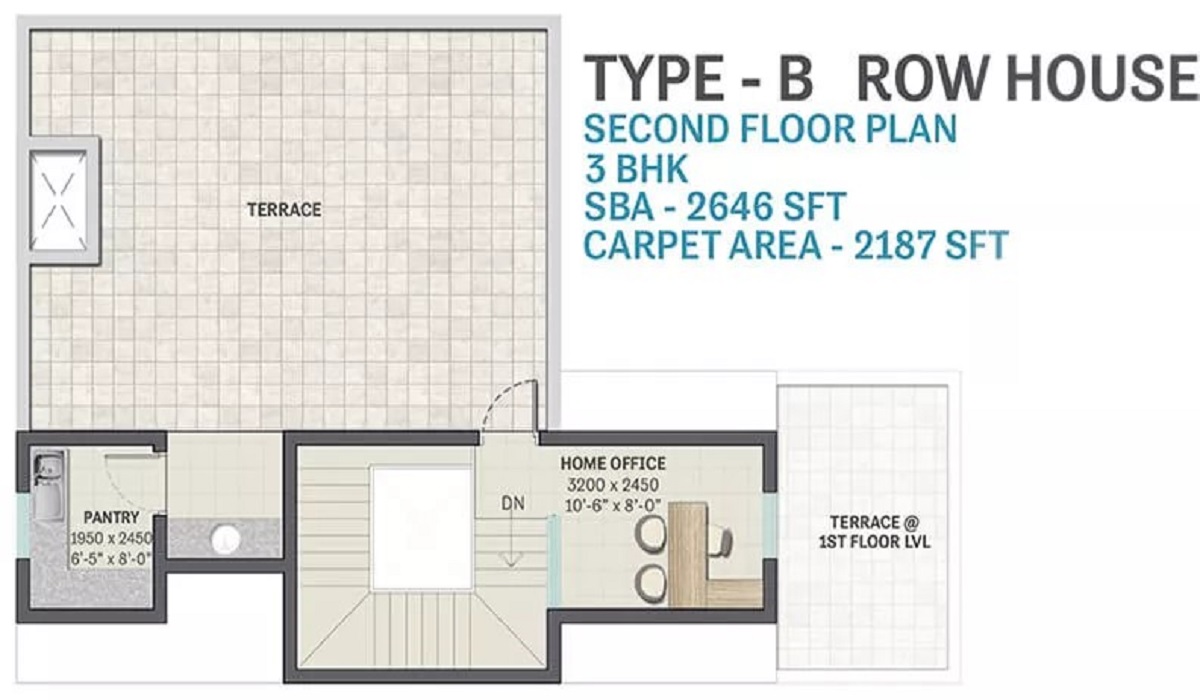 Sobha Victoria Park on Hennur Road, Bangalore 3BHK Floor Plan