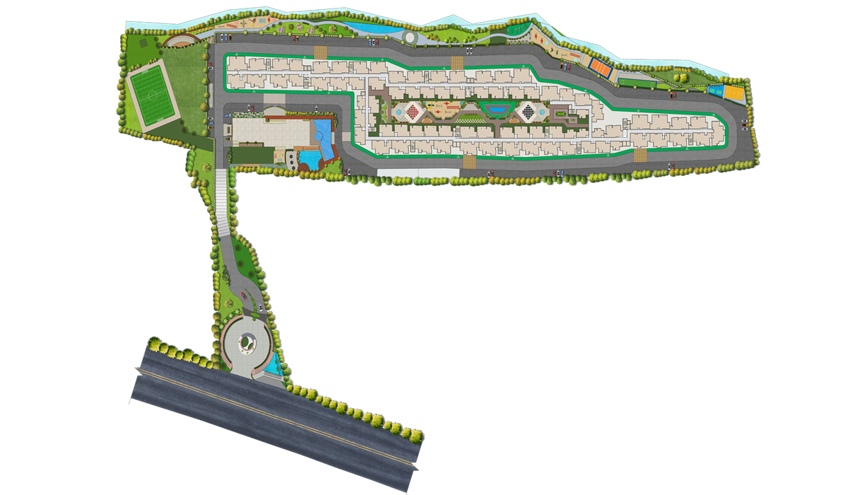 Sowparnika Euphoria, Whitefield, Bangalore Master Plan