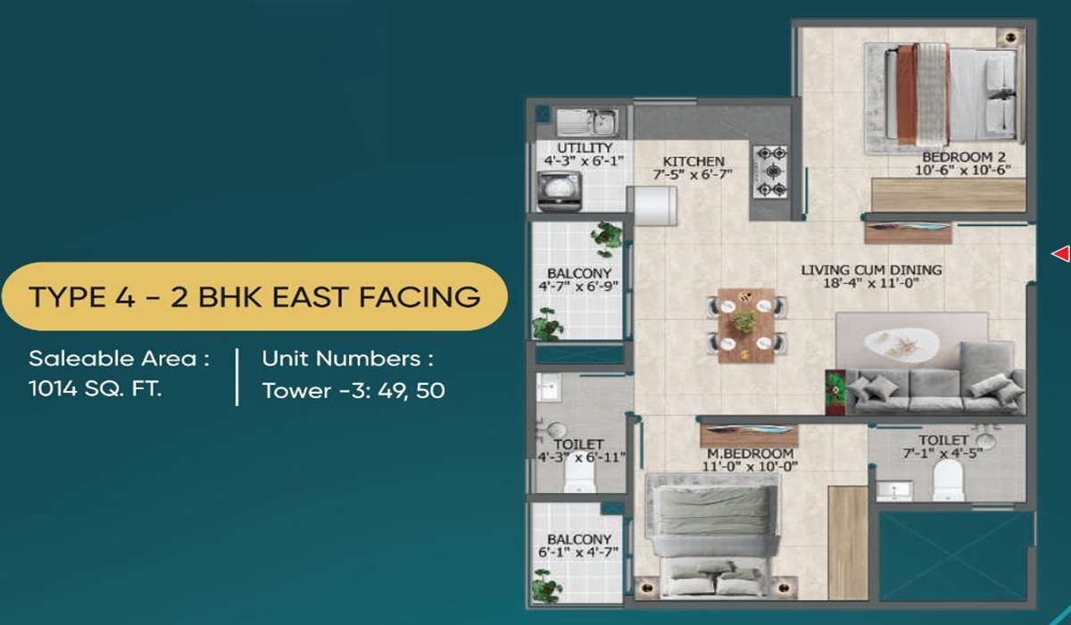 Sowparnika Rhythm of Rain in Whitefield, Bangalore FloorPlan