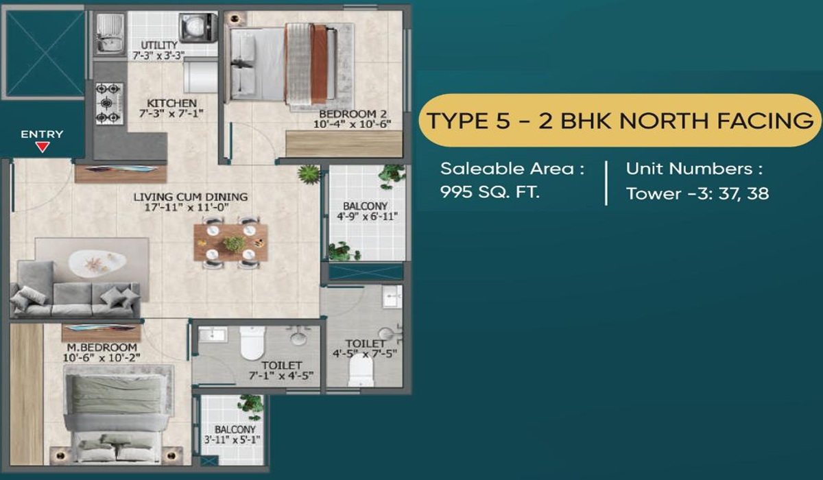 Sowparnika Rhythm of Rain Floor Plan
