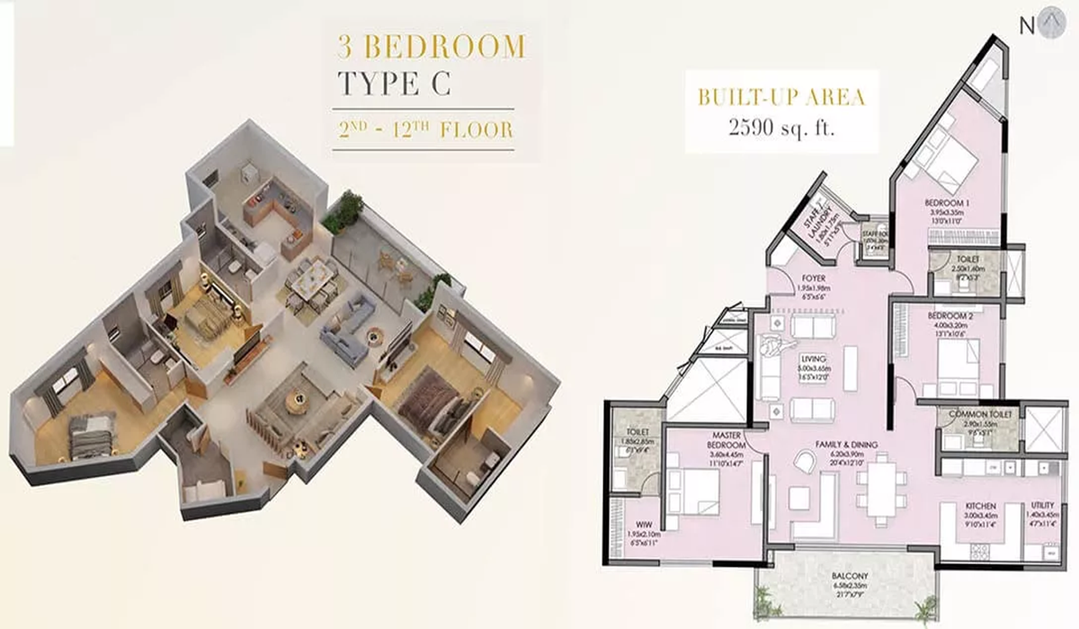 3 BHK Luxury Apartments at Bangalore