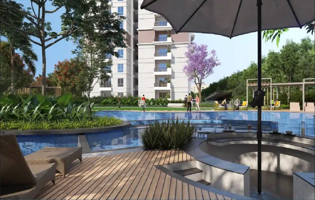 Swimming Pool and Gym at Abhee Celestial City Bangalore