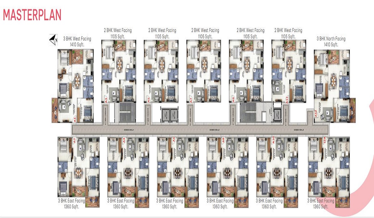Master Plan Abhee Pride in Chandapura, Bangalore