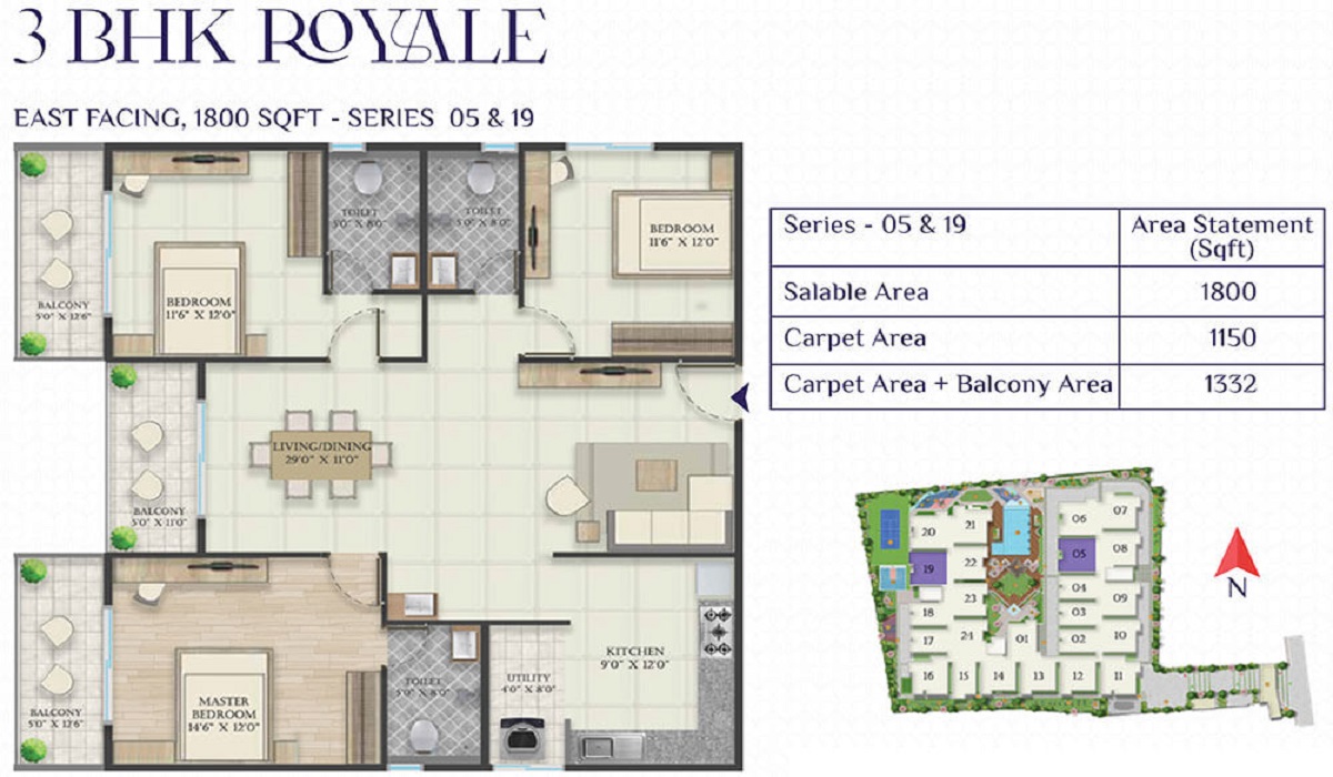 Abhee Riviera Royale in Kudlu, HSR Layout, Bangalore