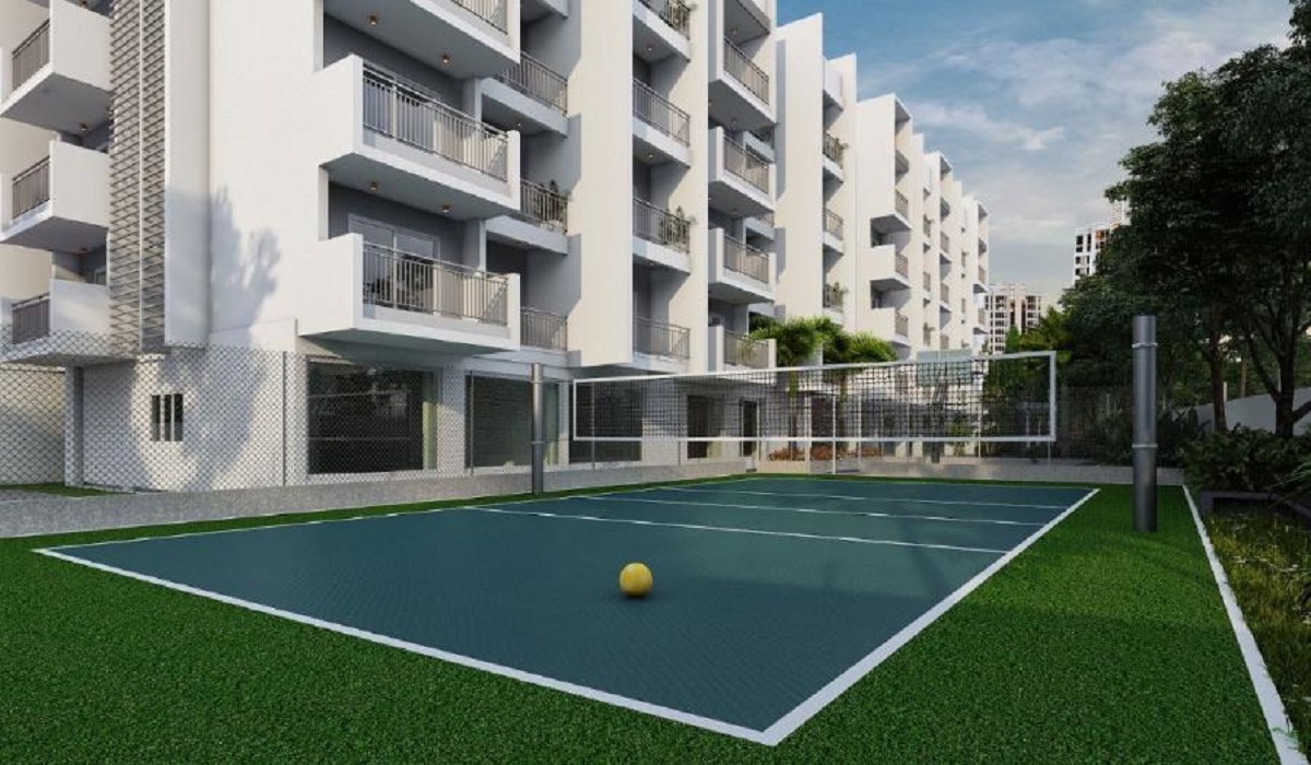 Spacious Apartment Interiors at Abhee Riviera Royale in Kudlu, HSR Layout, Bangalore