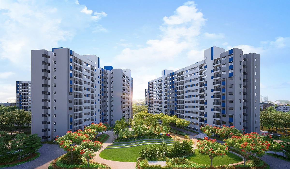 Adarsh Tropica, located off Sarjapur Road in Bangalore