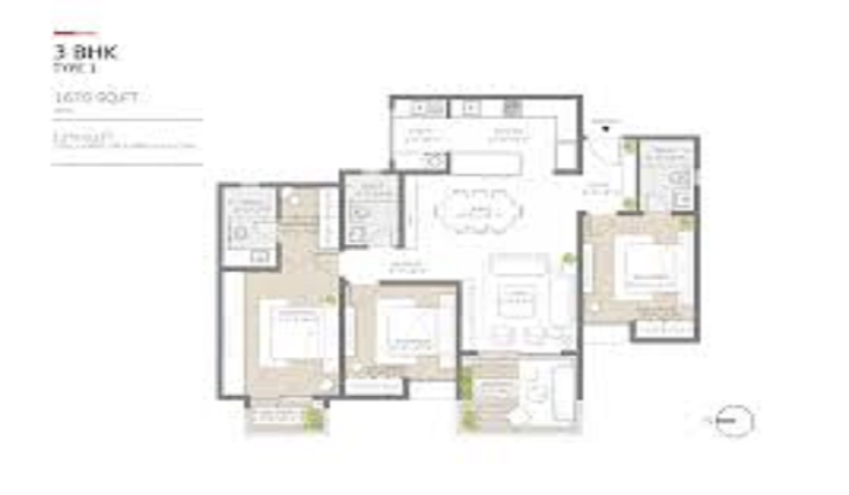 Floor Plan Assetz Codename MIWA in Bagalur, KIADB Aerospace Park, Bangalore