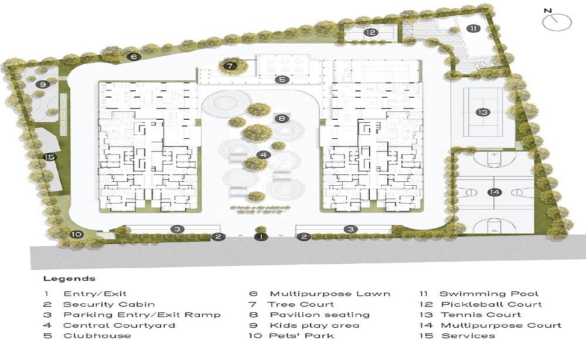 Master Plan Assetz Ren & Rei Apartments off Sarjapur Road, Bangalore