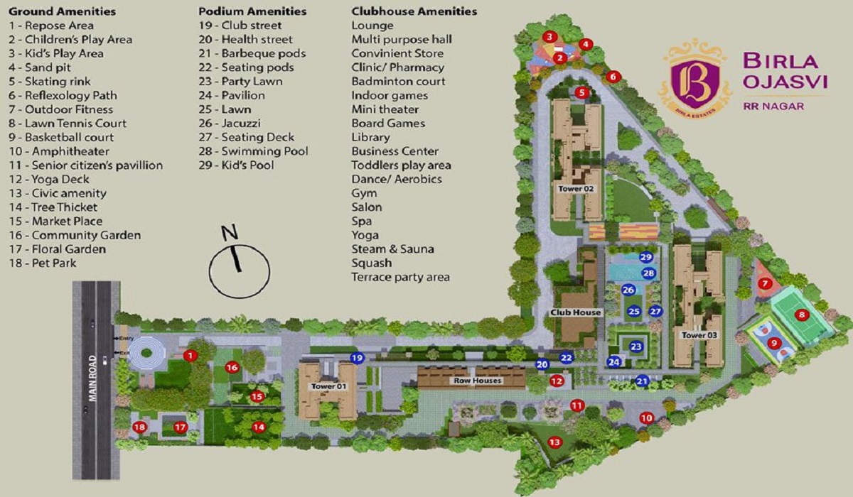master Plan Birla Ojasvi in RR Nagar, Bangalore