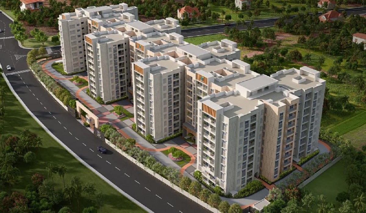 Location Map of Ebony at Brigade Orchards in Devanahalli, Bangalore