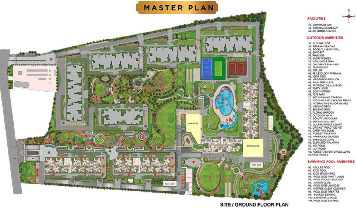 Master Plan Casagrand Casablanca in Kanakapura Road