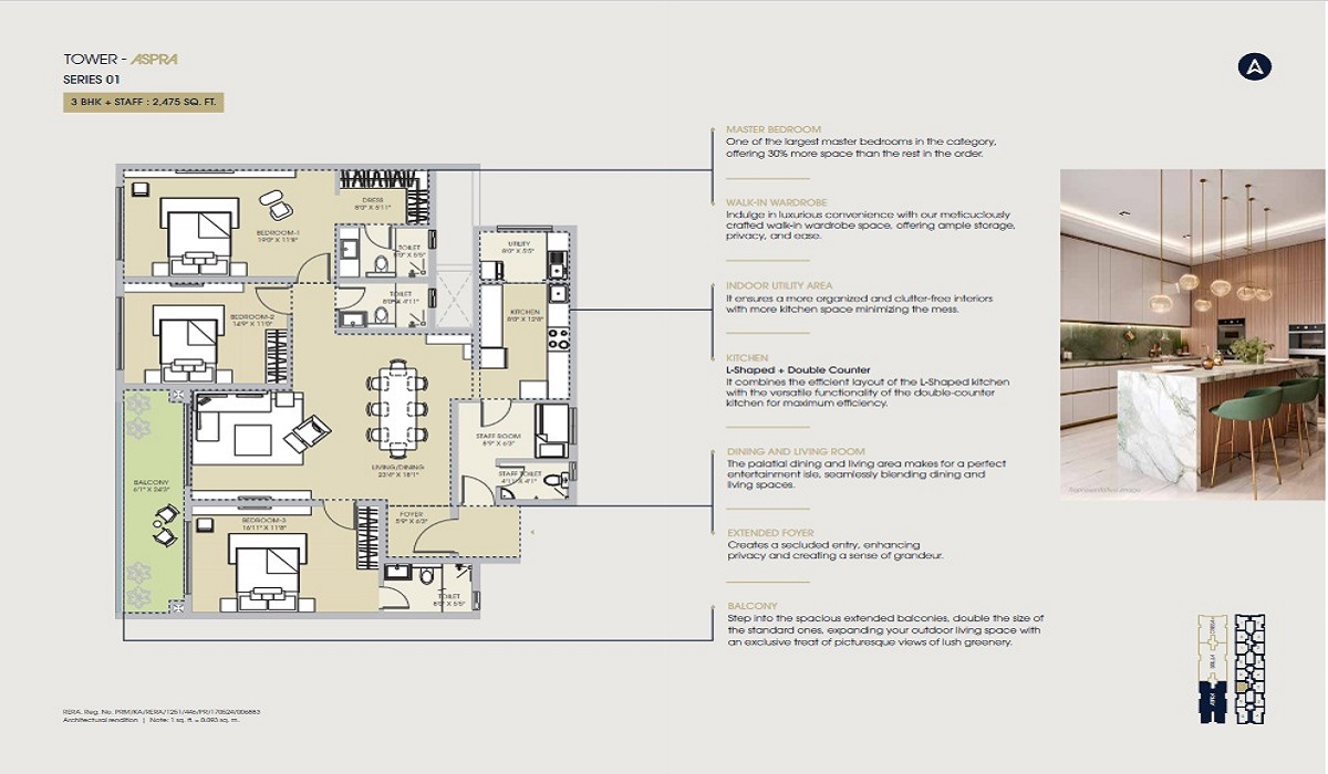 Floor Plan Century Built Rare, Indiranagar, Bangalore