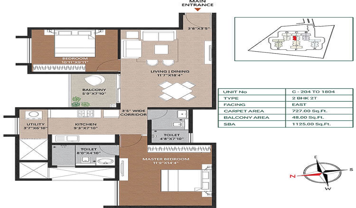 2BHk Concorde Neo in Thanisandra, Bangalore