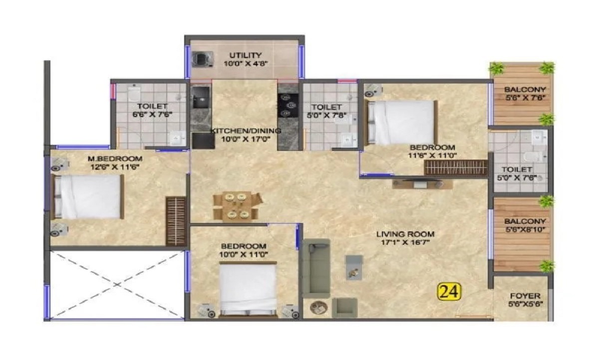 DS-MAX Sky Sisira, located near the Rajanukunte Toll in Yelahanka, Bangalore