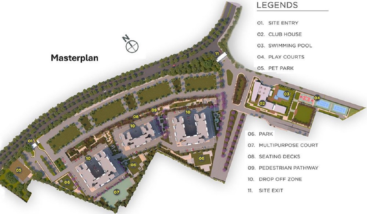 Master Plan Embassy Verde Apartments in Devanahalli, Bangalore